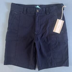 NWT Tommy Bahama Key Isles Ocean‎ Deep Blue Cargo Shorts